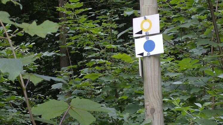 Die Wanderwege des so genannten Frankenwegs sind gut beschildert.