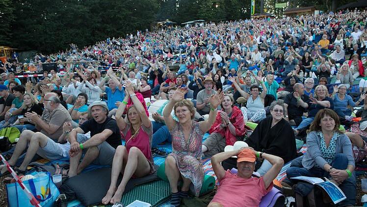 Blick ins Publikum auf der Klosterwiese  Foto: Barbara Herbst