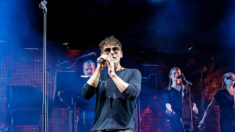 a-ha-Sänger Morten Harket beim Konzert in Coburg.Foto: Matthias Hoch