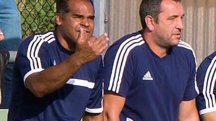 Nach 19 Jahren ist für Alexander Weber (rechts) das Kapitel VfL Frohnlach beendet. Dort war er lange Torhüter und zuletzt Co-Trainer von Stefan Braungardt (links), der den Verein ebenfalls verlässt. Foto: Albert Höchstädter