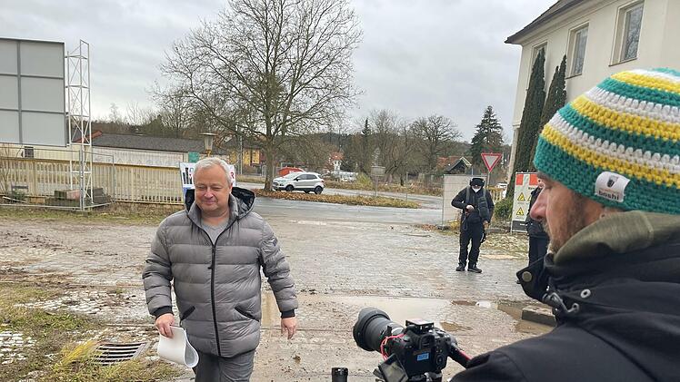 Das ZDF drehte in Mainleus. Foto: Jürgen Gärtner
