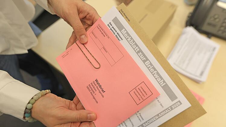 Vorbereitung f&uuml;r Briefwahl in Sachsen-Anhalt