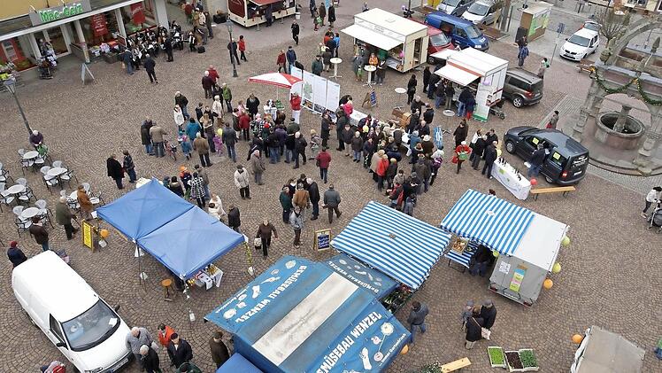 Sieben Stände machen den Anfang.