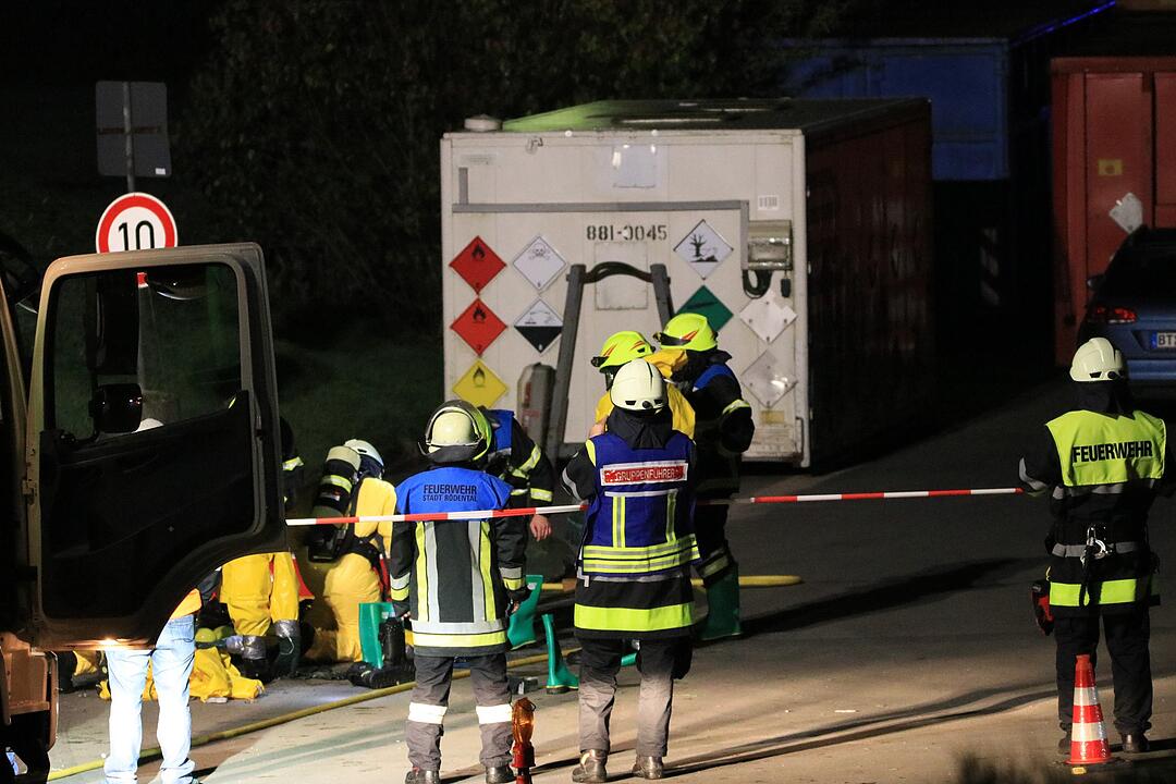 Rödental: Großbrand in Recycling-Betrieb