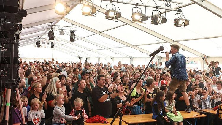Die Dorfrocker beim Benefizkonzert am 30. September in Bamberg. Foto: Barbara Herbst