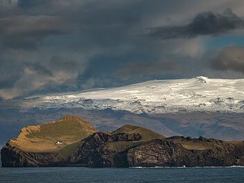 Urlaub in Island: Elli&eth;aey und der Gletscherr Eyjafjallaj&ouml;kull