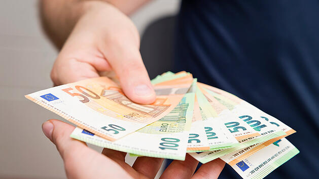 Euro, Geld, Gehalt, Geldsegen