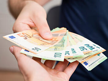 Euro, Geld, Gehalt, Geldsegen