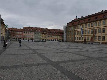 Der Maxplatz in der Bamberger Fußgängerzone: Mit seinem aktuellen Aussehen ist mancher Stadtrat unzufrieden. Archivfoto: Ronald Rinklef