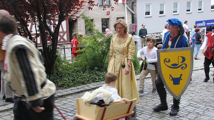 Historischer Festzug durch Kronach. Foto: Marco Meißner