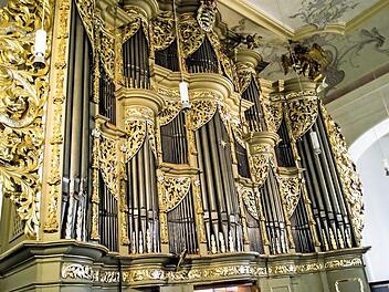 In die Schuke-Orgel in der Coburger Morizkirche sollen zwei weitere Bass-Register eingebaut werden. 140 000 Euro sind für das Projekt veranschlagt.  Foto: Jochen Berger