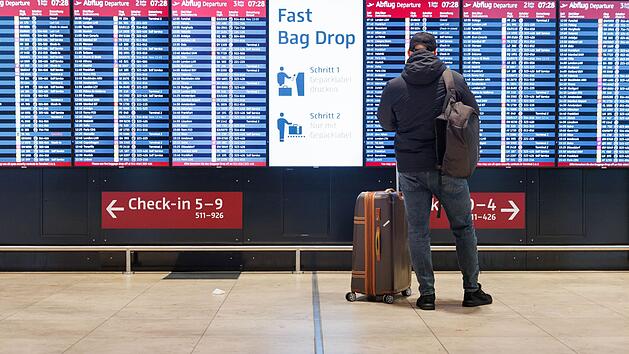 Warnstreik beim Lufthansa-Bodenpersonal