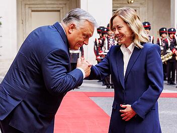 Ungarns Ministerpr&auml;sident Orban in Italien