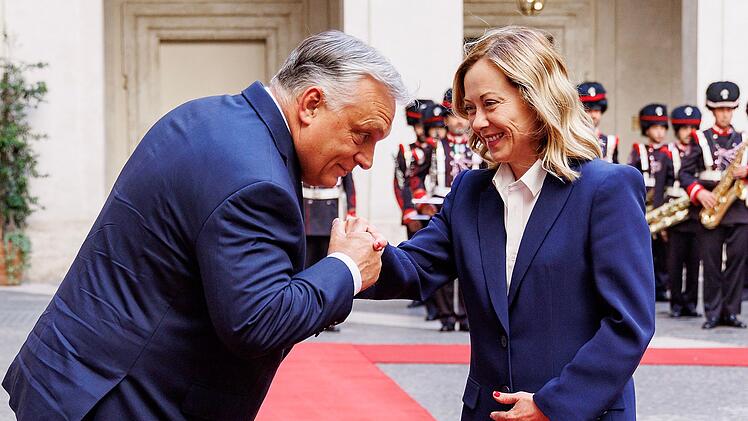 Ungarns Ministerpr&auml;sident Orban in Italien