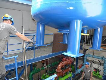 In Kürze dürfte das Wasserwerk wieder voll einsatzfähig sein. Foto: eh