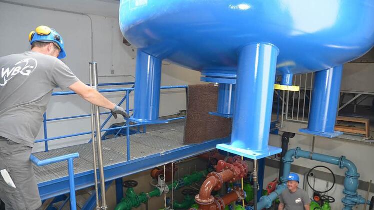 In Kürze dürfte das Wasserwerk wieder voll einsatzfähig sein. Foto: eh