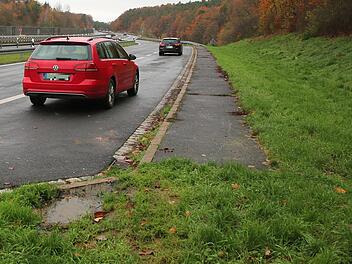 Schlechtester Autobahn-Rastplatz Deutschlands: Der Parkplatz an der A73 bei Zapfendorf