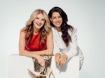 Frauke Ludowig (links) und Rebecca Mir werden Kolleginnen bei "Exclusiv".