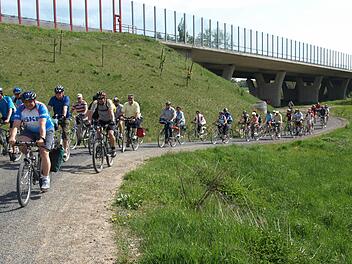 Bei sonnigem Wetter ein Traum: Fahrradfahren im Werntal. Archivfoto: Stefan Geiger