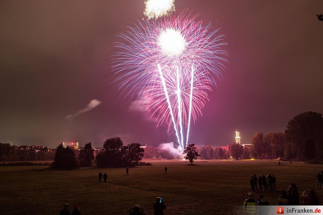Abschlussfeuerwerk Michaelis Kirchweih 2015