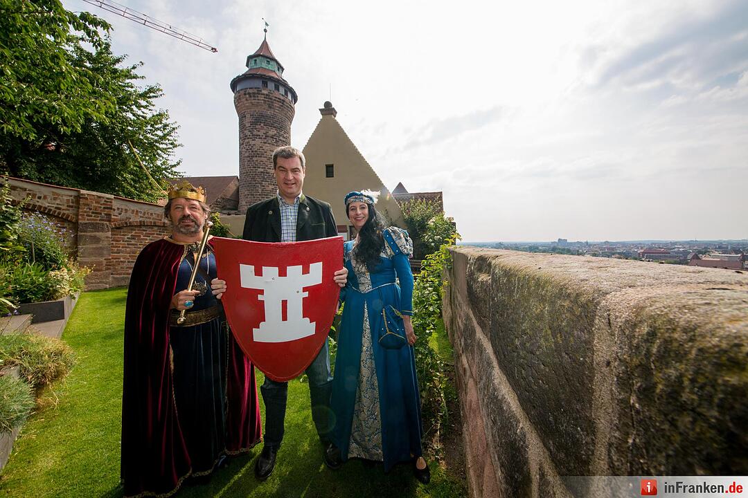 Burgfest auf der Kaiserburg in Nürnberg