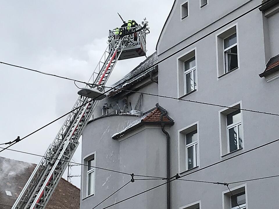 Brand in der Nürnberger Südstadt