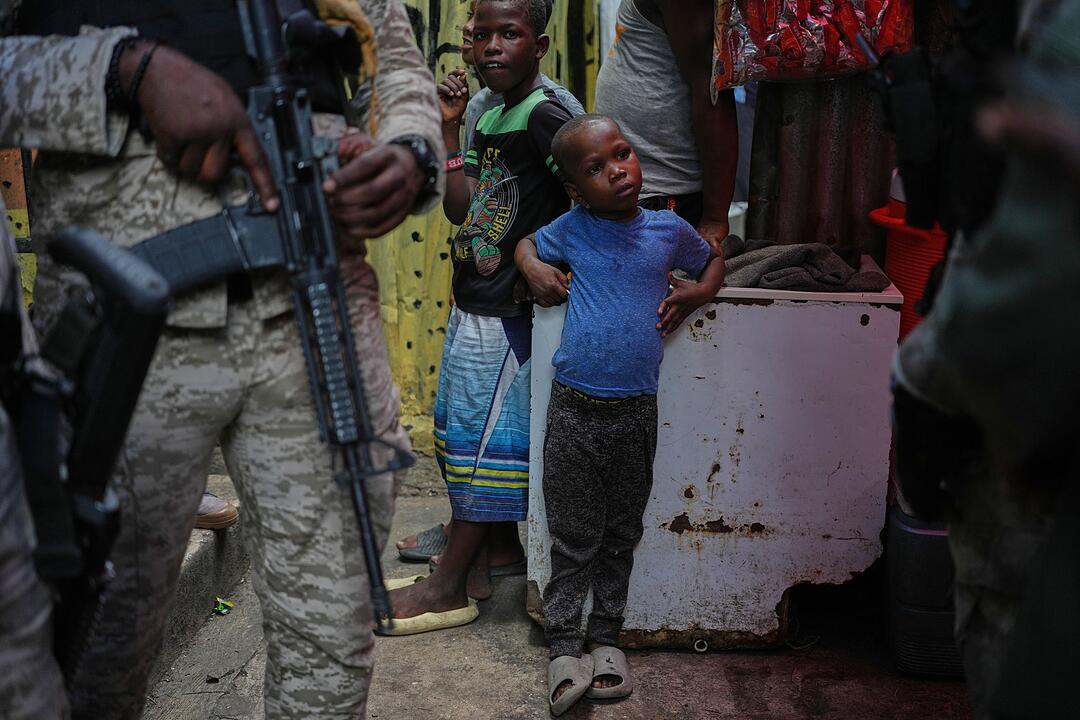 Vertriebene in Haiti