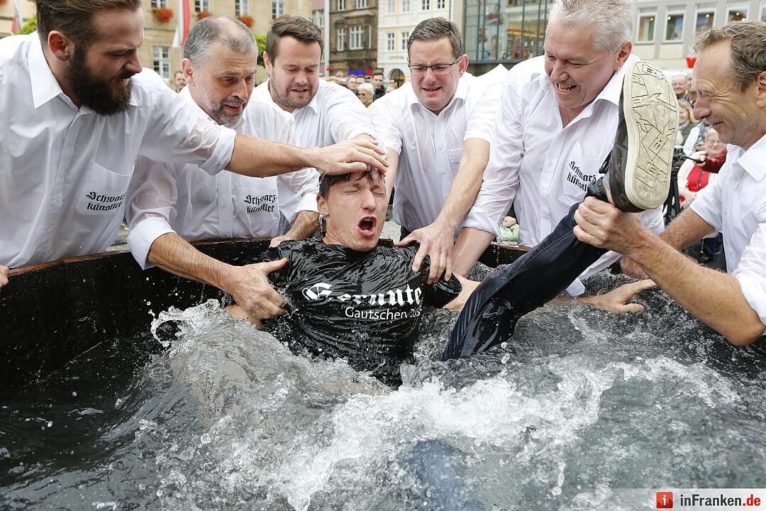 Gautschfeier 2015 der Mediengruppe Oberfranken in Bamberg