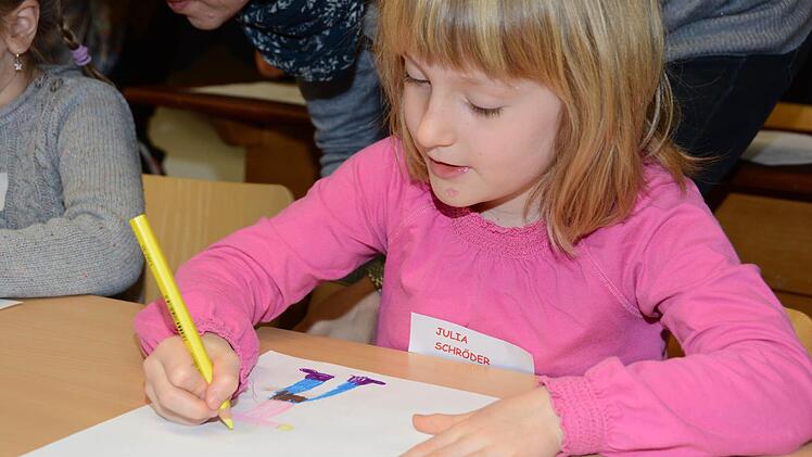 "Schule spielen" in der Theodor-Heublein-Grundschule Melkendorf  Foto: Dagmar Besand