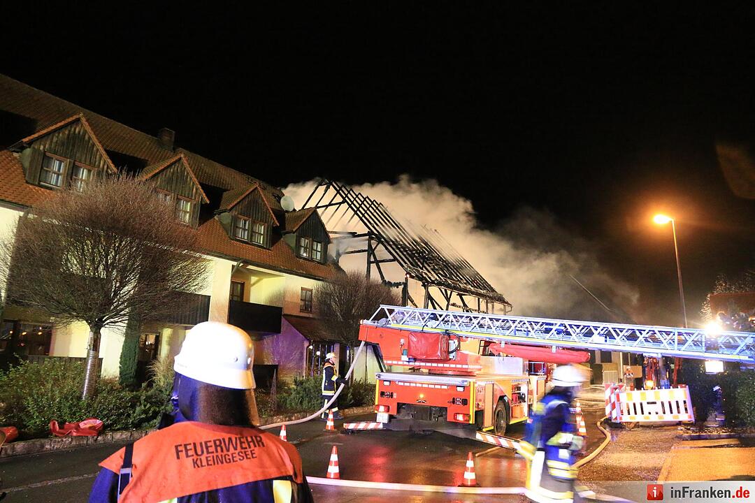 Scheune brennt in Bärnfels