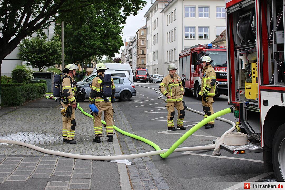 Fürth: Wohnungsbrand in der Südstadt