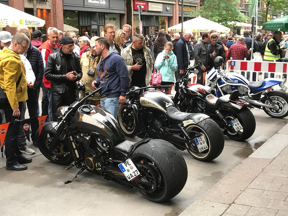 Harley-Davidson-Treffen in Hamburg