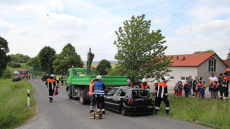 Auch beim Auffahrunfall gab e