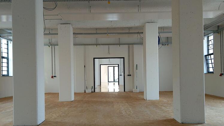 Im Erdgeschoss wird der Makerspace der Creapolis eingerichtet.