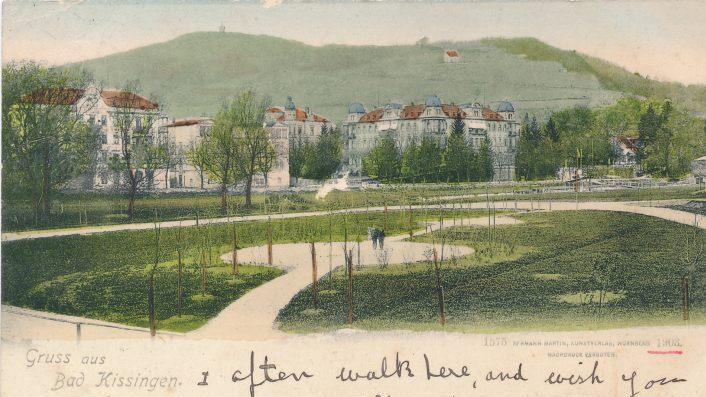 Von 1903 stammt diese Postkarte, auf der die frisch angelegte Radfahrübungsbahn zu sehen ist. Diese "Fahrschule" wurde wohl privat betrieben von Carl Oestreicher. Foto: Sammlung Stadtarchiv