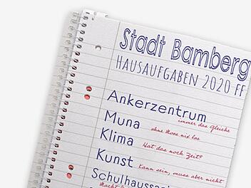 Am 15. März werden die Karten in Bamberg neu gemischt. Doch die  Probleme, die sich dem neuen Stadtrat stellen, sind die alten.  Illustration Micho Haller