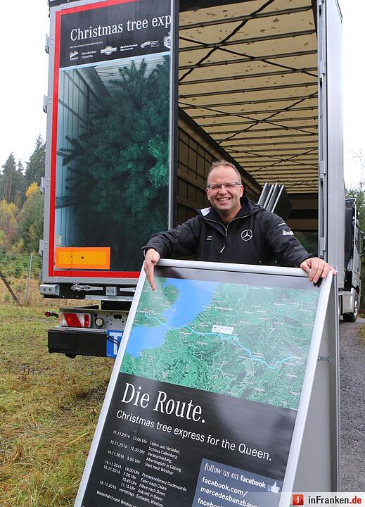 Christbaum für die Queen: Jetzt kann die Reise beginnen