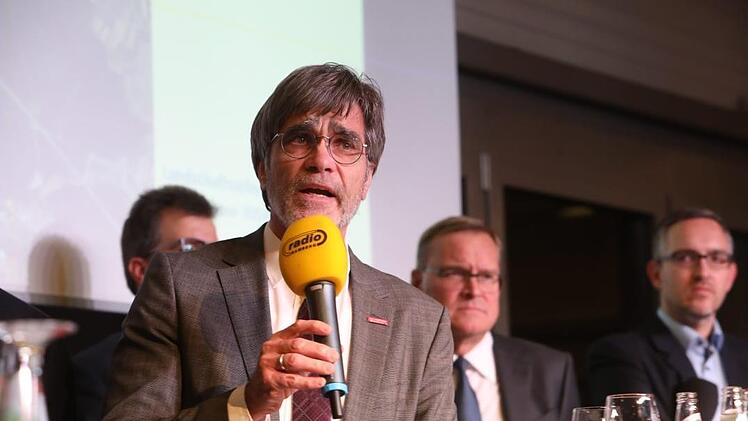 Podiumsdiskussion zum Gewerbepark Geisfelder Straße in der Brose-Arena. Foto: Barbara Herbst