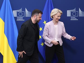 Ukrainischer Präsident Selenskyj in Brüssel