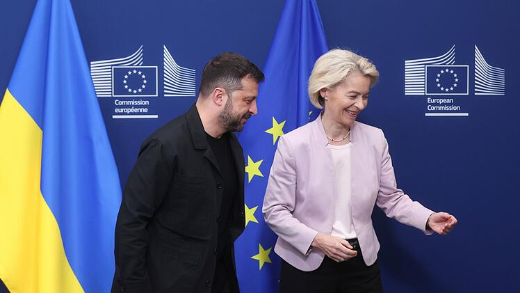 Ukrainischer Präsident Selenskyj in Brüssel