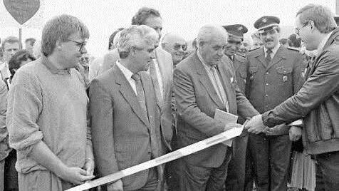 Historischer Schnitt bei Fürth am Berg.