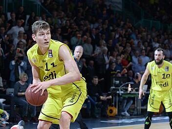 Andreas Seiferth war mit 17 Punkten erfolgreichster Werfer gegen die Löwen Braunschweig.Foto: Peter Mularczyk