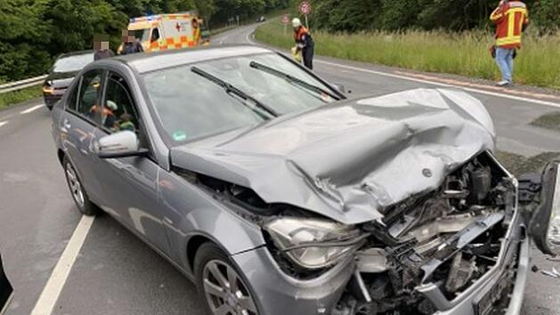 Unfall bei Kirchr&ouml;the im Landkreis Bayreuth