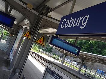 Vom Coburger Bahnhof fahren bis Mittwoch keine Züge ab. Foto: Jochen Berger