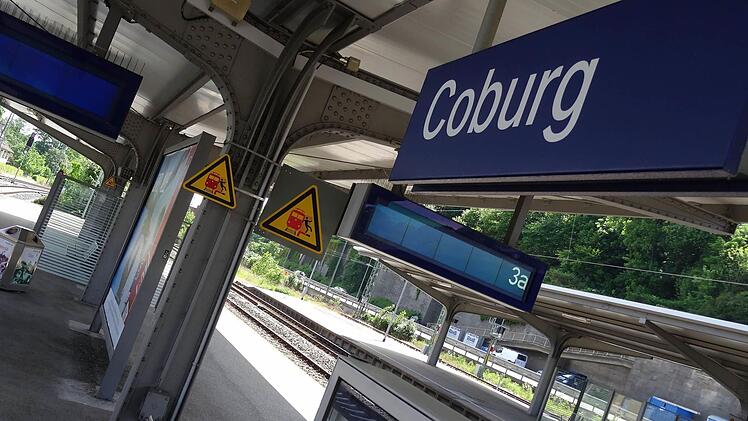 Vom Coburger Bahnhof fahren bis Mittwoch keine Züge ab. Foto: Jochen Berger