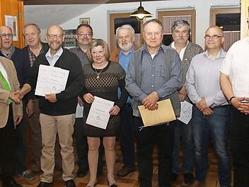 Bei der Jubiläumsfeier der Siedlergemeinschaft Lahm-Itzgrund wurden viele langjährige Mitglieder geehrt.  Foto: Michael Stelzner