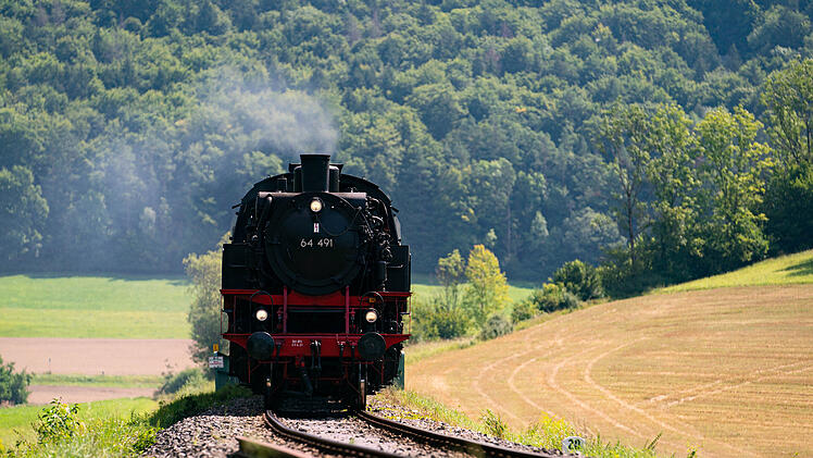 Historische Dampfbahn in der Fr&auml;nkischen Schweiz