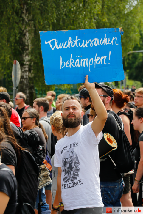 Kundgebung vor ARE in Bamberg II