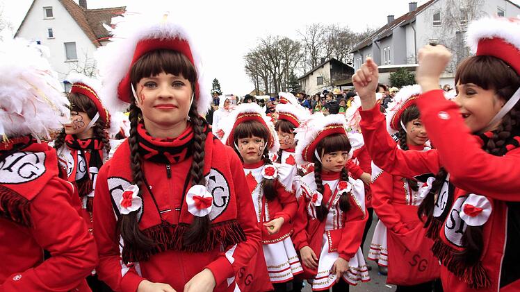Impressionen vom Faschingsumzug der Weisendorfer Blummazupfer. Foto: Richard Sänger