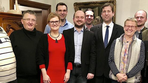 Mitglieder der CSU Ebermannstadt zusammen mit Landrat Hermann Ulm (blaue Krawatte) Foto: CSU Ebermannstadt